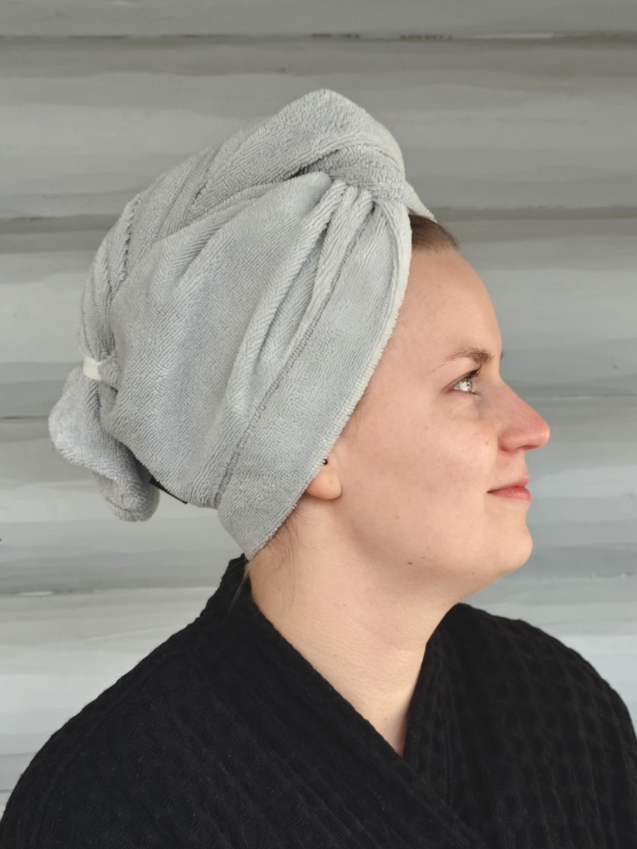 kyly Hiusturbaani Bambu, usvanharmaa